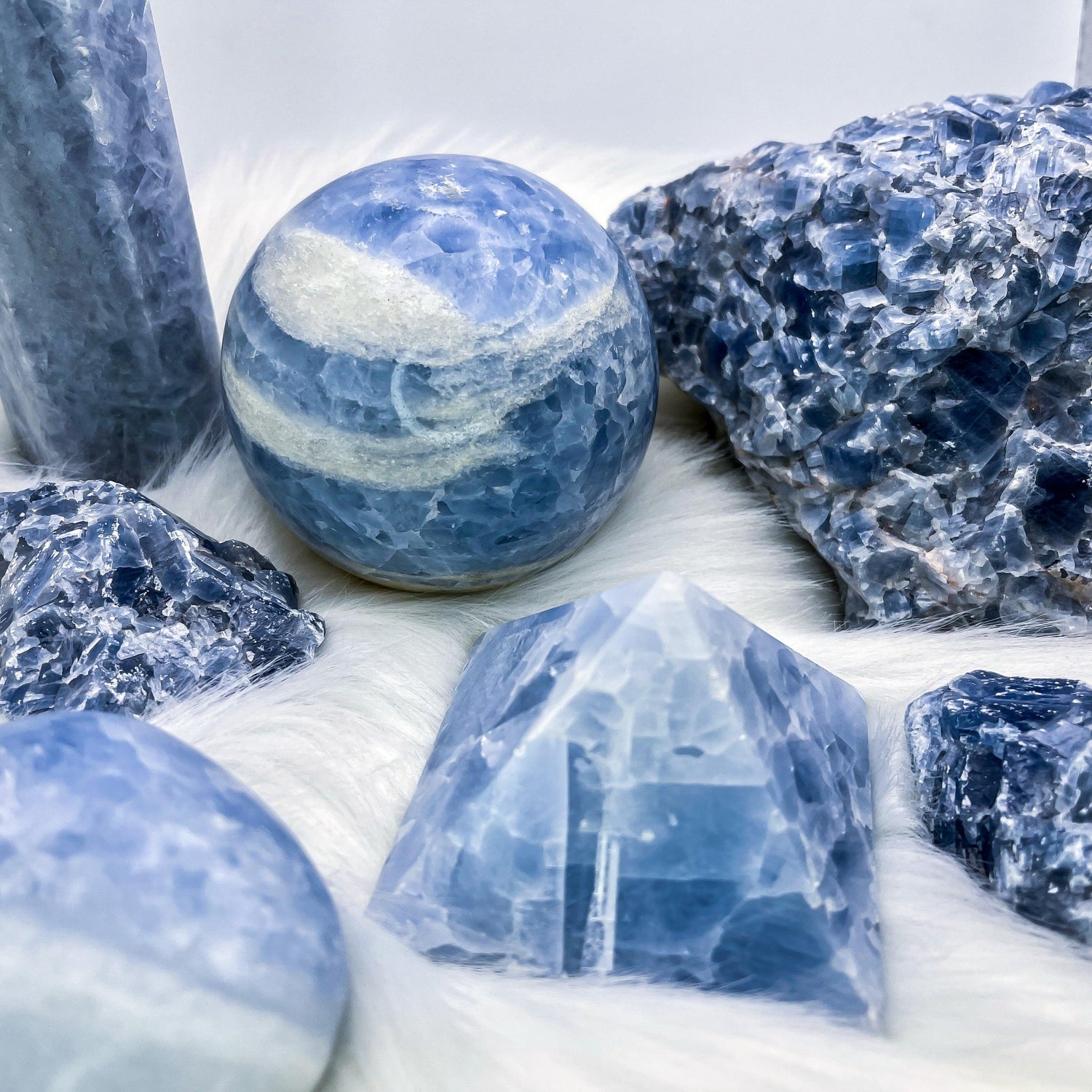 Blue Calcite